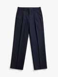 Navy Pinstriped Trouser