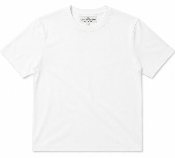 White basic t-shirt