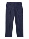Navy Pinstriped Trouser